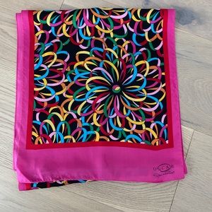 Oscar de la renta silk scarf